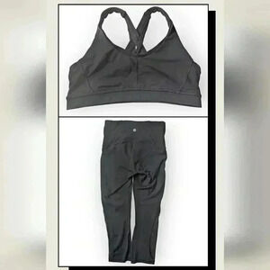 Bundle Lululemon Leggings size 6 and Lululemon bras size 8